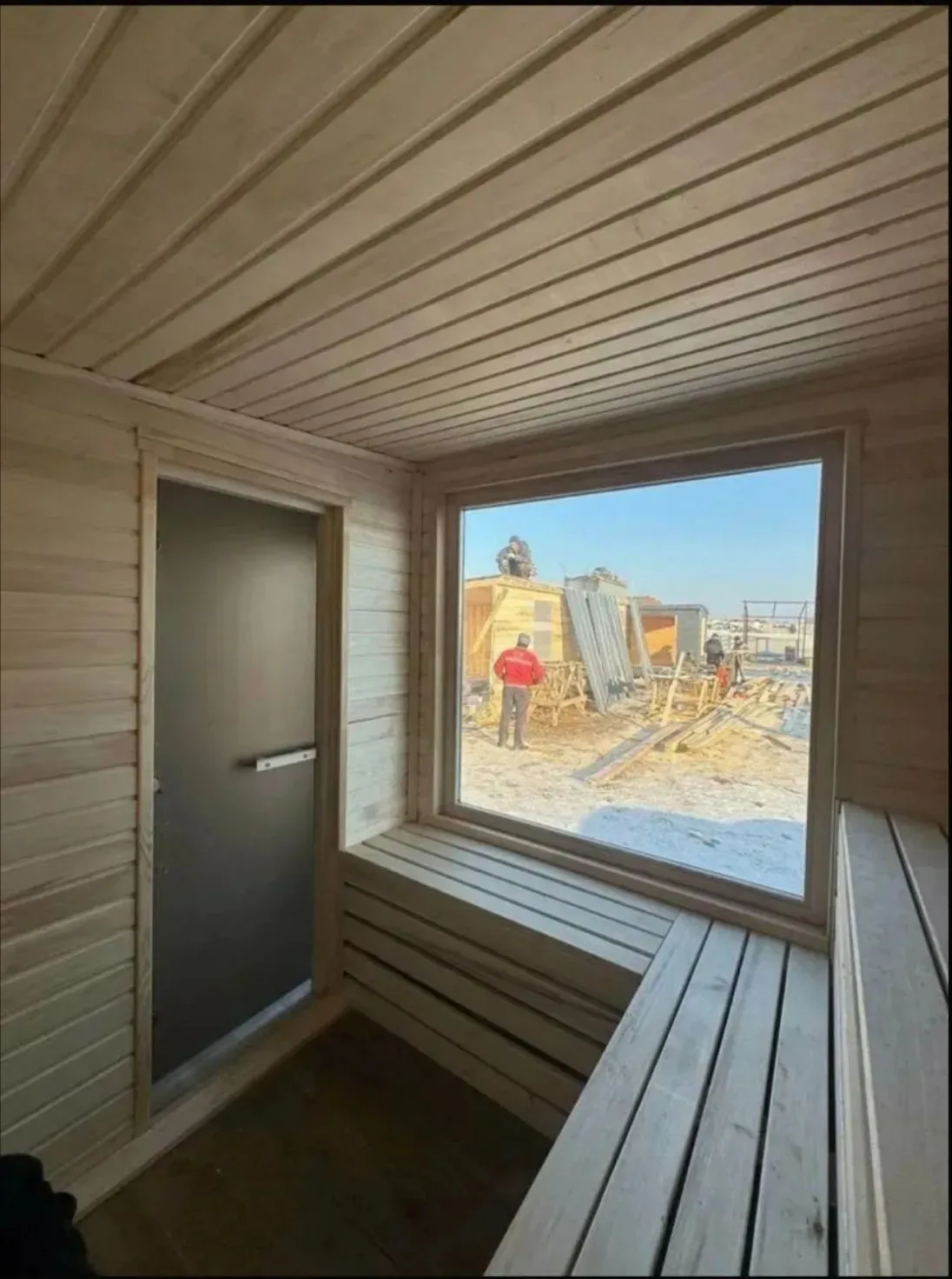 Интерьер бани парилка